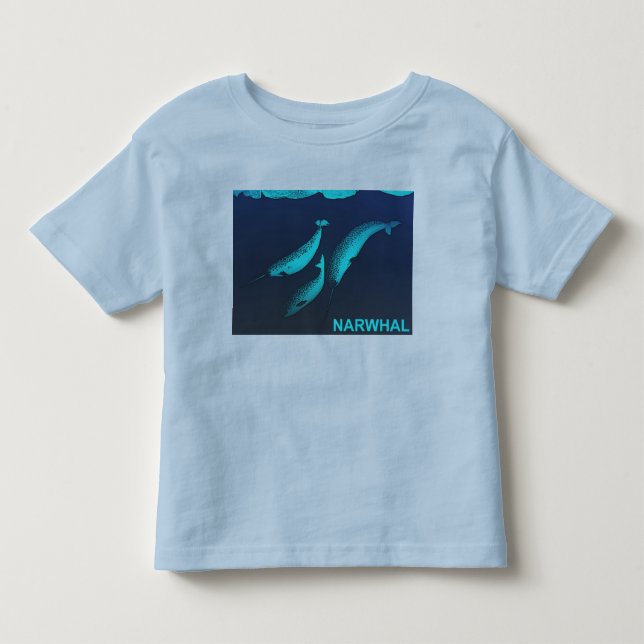 Narwhal Tee Shirt (Framsida)