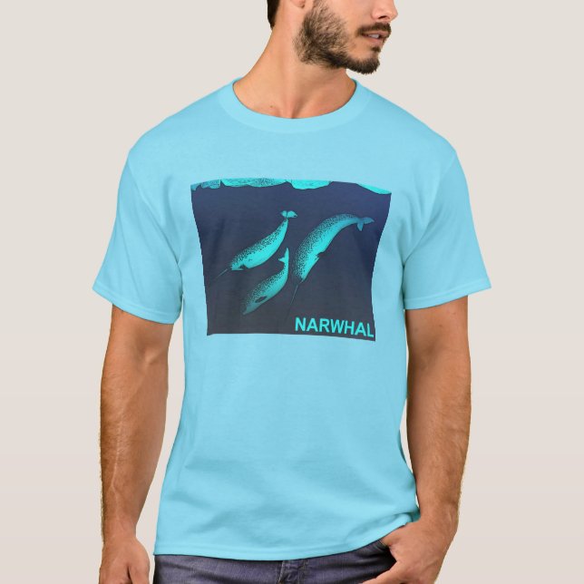 Narwhal Tee Shirt (Framsida)