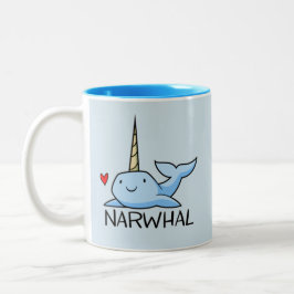 Narwhal Två-Tonad Mugg