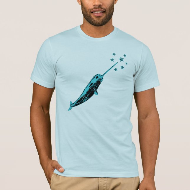 Narwhal Unicorn av havsutslagsplatsskjortan Tröja (Framsida)