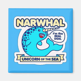 Narwhal Unicorn of the Sea Magnet