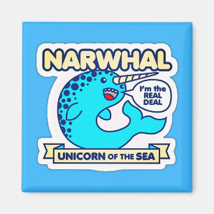 Narwhal Unicorn of the Sea Magnet