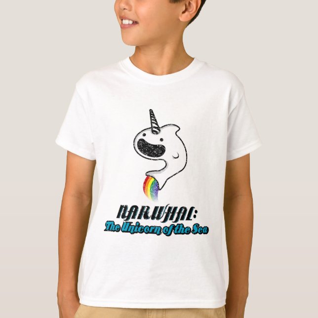 Narwhal:Unicorn of the Sea Tee Shirt (Framsida)