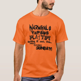 Narwhal V.S näbbdjur T-shirt
