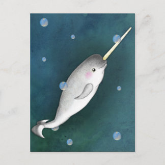 Narwhal Vykort