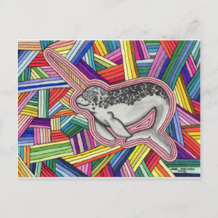 Narwhal Vykort