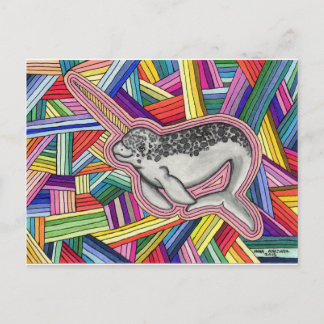 Narwhal Vykort