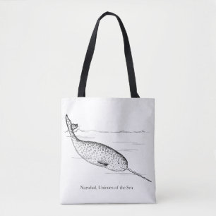 Narwhal Whale Unicorn of the Sea Tygkasse