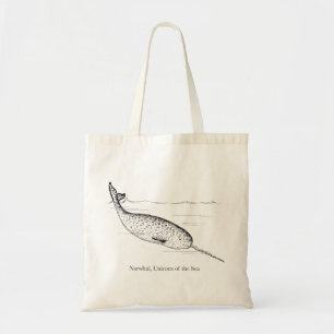 Narwhal Whale Unicorn of the Sea Tygkasse