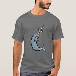 narwhale och munk t shirt