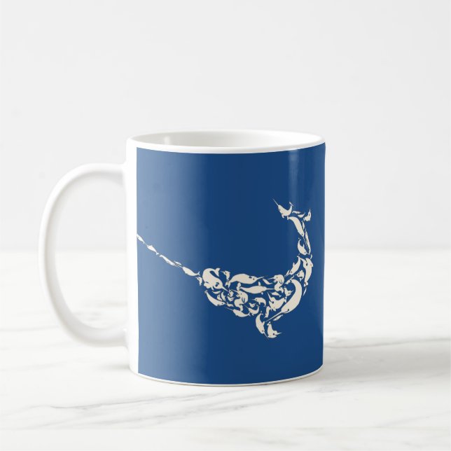 Narwhalen av Narwhals Kaffemugg (Vänster)