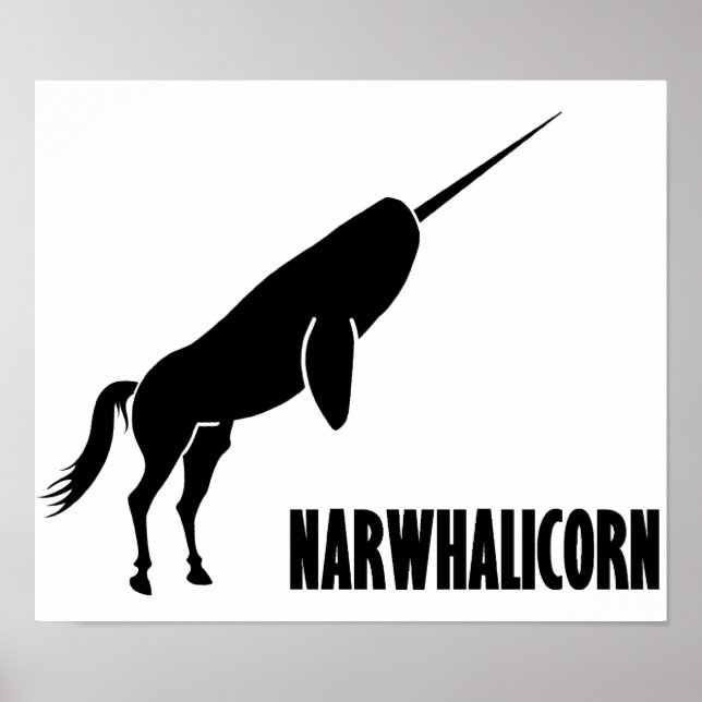 Narwhalicorn Narwhal Unicorn Poster (Framsidan)