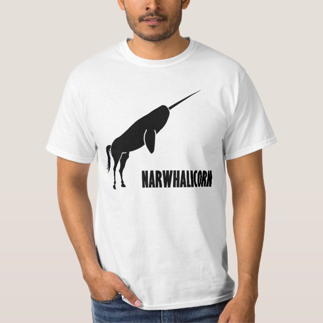 Narwhalicorn Narwhal Unicorn T-shirt (Framsida)