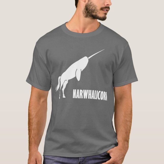 Narwhalicorn Narwhal Unicorn T-shirt (Framsida)