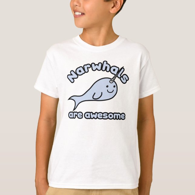 Narwhals är enorm tee shirt (Framsida)