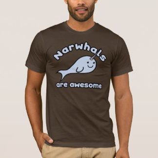 Narwhals är enorm tee shirt