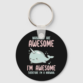 Narwhals Är Fantastiska Jag Är Fantastisk Därför Ä Nyckelring