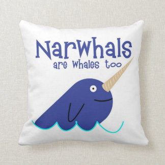 narwhals är val kudder för kudde