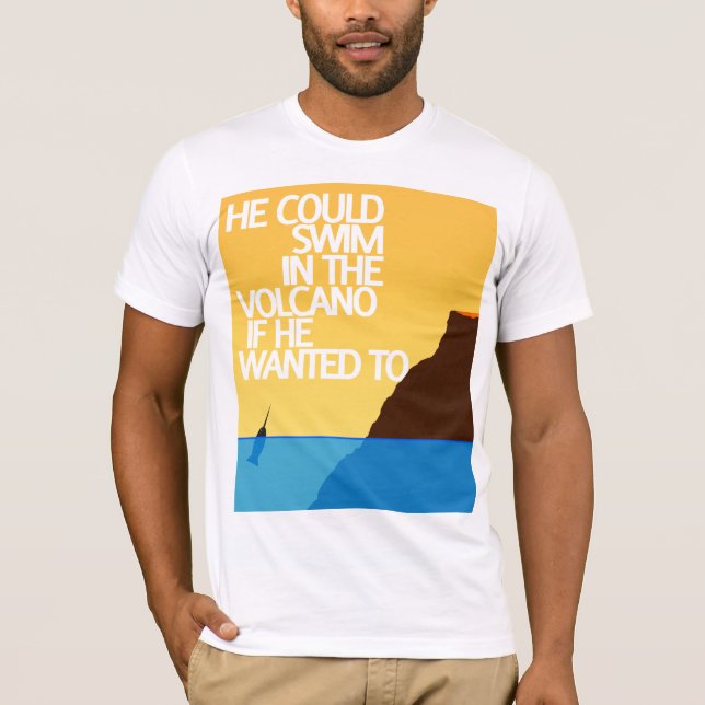 Narwhals kan - vulkan t-shirt (Framsida)