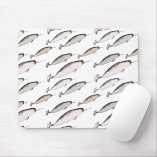 Narwhals Simma - Narwhal Mönster Whale Älskare Gif Musmatta
