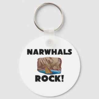 Narwhals Sten Nyckelring