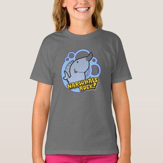 Narwhals Sten! T-shirt (Framsida)