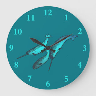 Narwhals Stor Klocka