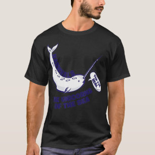 Narwhals the Unicorns of the SeaFunny Fish Tee