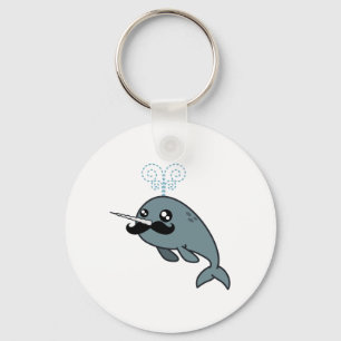 Narwhalstache Nyckelring