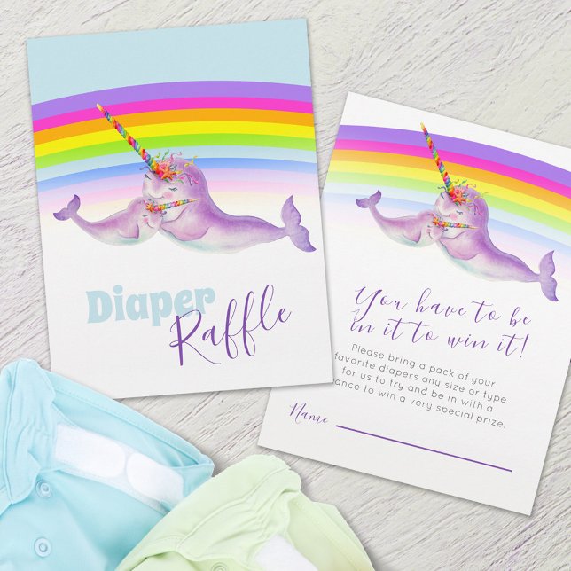 Narwhwhval Diaper raffle Tilläggskort (Skapare uppladdad)