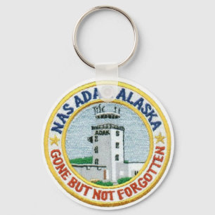 NAS Adak, Alaska "väck men inte glömda" Keychain Nyckelring