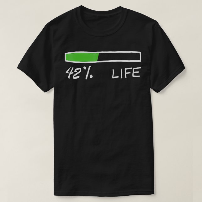 NAS DAILY 42 LIFE T SHIRT (Design framsida)