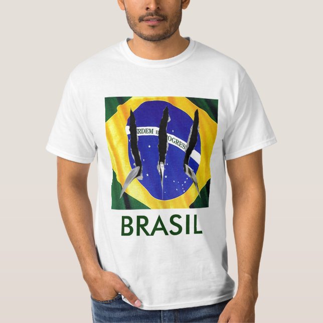 NAS GARRAS DA BANDEIRA, BRASIL TEE (Framsida)