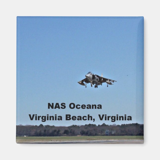 NAS Oceana, Virginia Beach, Virginia Magnet (Framsidan)