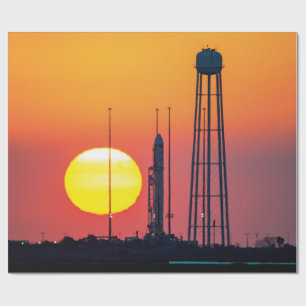 NASA Antares-raket soluppgångsstart Presentpapper