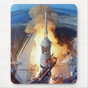 NASA Apollo 11 månlandning raketuppskjutning Musmatta