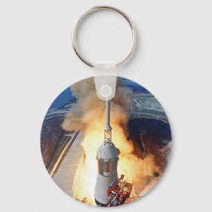 NASA Apollo 11 månlandningsraket lansering Nyckelring