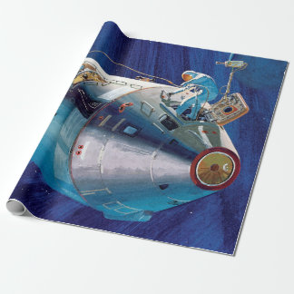 NASA Apollo 15 Kommando Service Modul Konstverk Presentpapper