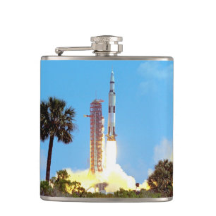 NASA Apollo 16 Saturn V-raketuppskjutning Fickplunta