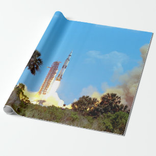 NASA Apollo 16 Saturn V-raketuppskjutning Presentpapper