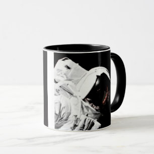 NASA Apollo 17 Astronaut Svart och Vitt Mugg