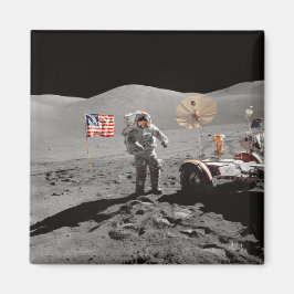 NASA Apollo 17 lunar landing mission, 1972 Magnet