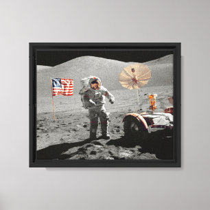 NASA Apollo 17 månlandningsuppdrag, 1972 Canvastryck