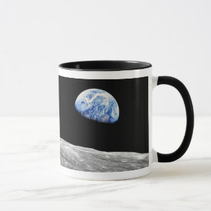 NASA Apollo 8 Earthrise Moon Lunar omloppsbana Fot Mugg