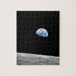 Nasa Apollo 8 Jordskred Måne Lunar Orbit Foto Pussel