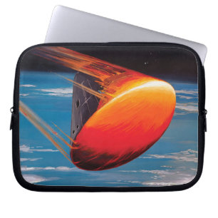NASA Apollo Kommandomodul Rymdkapsel Konstverk Laptop Sleeve