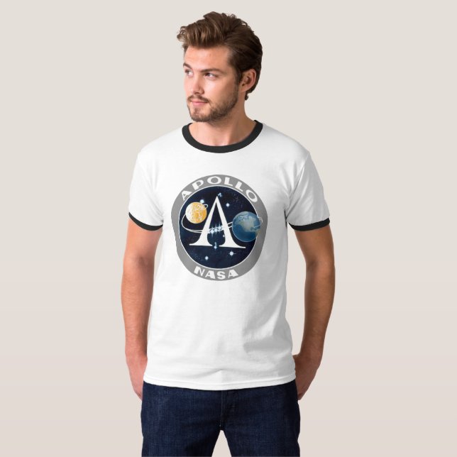 NASA Apollo Saturn mig T-tröja SA-1 Tee Shirt (Hel framsida)