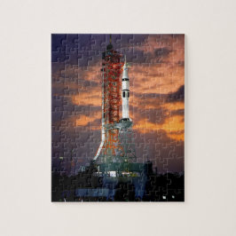NASA Apollo Soyuz Launch Fordon Sunrise Launchpad Pussel