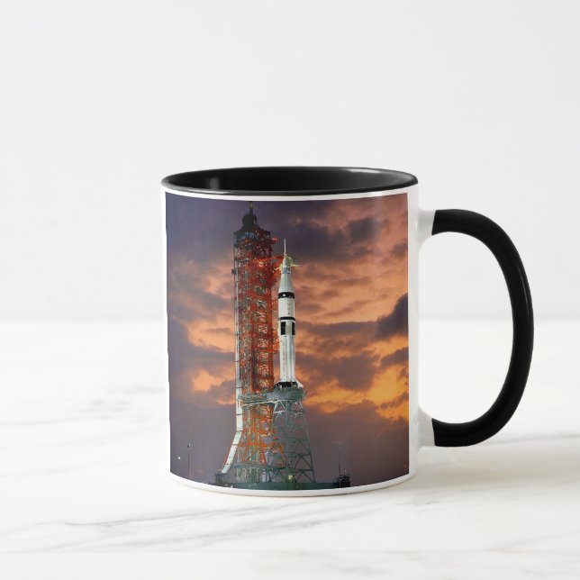 NASA Apollo Soyuz uppskjutningsfordon Sunrise Laun Mugg (Höger)