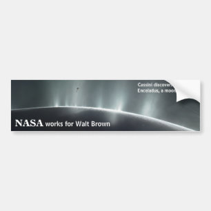 Nasa-arbeten för Walt den bruna bildekalet Bildekal